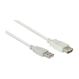 GoodConnections 2511-OF3 Cable de Extensión USB 2.0 Hembra a Macho, 3 metros, Negro