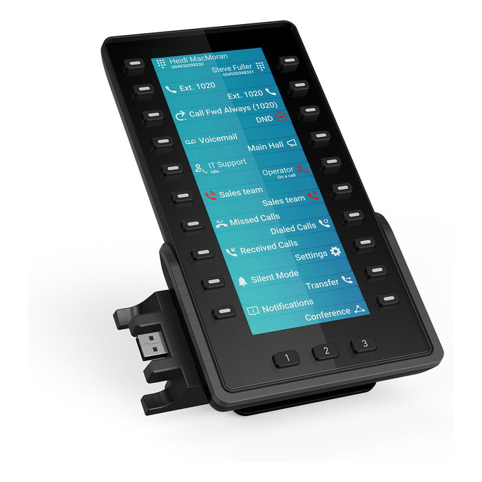 Snom D8C Tastenerweiterung Teléfono Inteligente Terminal Inalámbrico Altavoz Identificador de Llamadas Negro