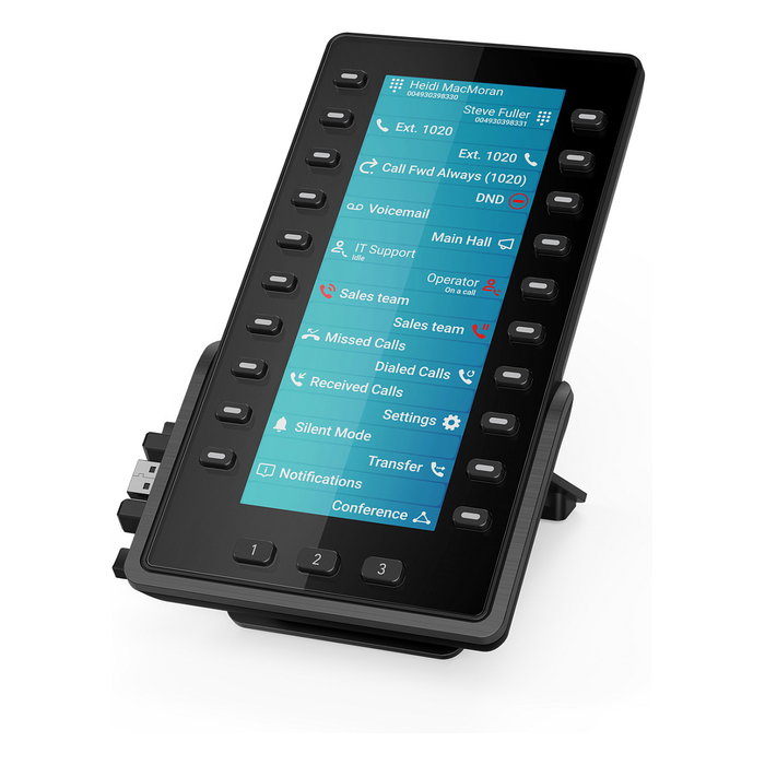 Snom D8C Tastenerweiterung Teléfono Inteligente Terminal Inalámbrico Altavoz Identificador de Llamadas Negro
