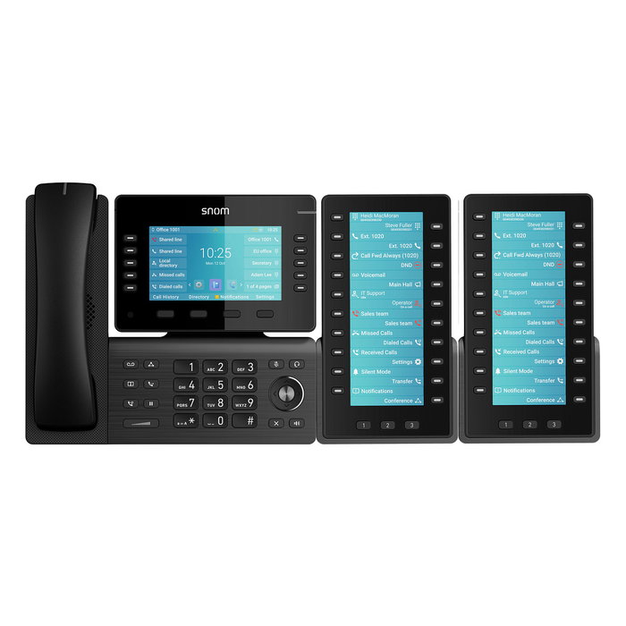 Snom D8C Tastenerweiterung Teléfono Inteligente Terminal Inalámbrico Altavoz Identificador de Llamadas Negro