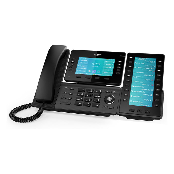 Snom D8C Tastenerweiterung Teléfono Inteligente Terminal Inalámbrico Altavoz Identificador de Llamadas Negro