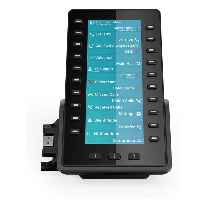 Snom D8C Tastenerweiterung Teléfono Inteligente Terminal Inalámbrico Altavoz Identificador de Llamadas Negro