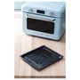 Smeg COF01PBEU Mini Horno Vintage Pastellblau 30L 1800W con Vapor, 3 Estantes, Azul