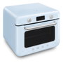 Smeg COF01PBEU Mini Horno Vintage Pastellblau 30L 1800W con Vapor, 3 Estantes, Azul
