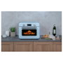 Smeg COF01PBEU Mini Horno Vintage Pastellblau 30L 1800W con Vapor, 3 Estantes, Azul