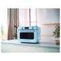 Smeg COF01PBEU Mini Horno Vintage Pastellblau 30L 1800W con Vapor, 3 Estantes, Azul