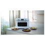 Smeg COF01PBEU Mini Horno Vintage Pastellblau 30L 1800W con Vapor, 3 Estantes, Azul