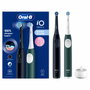 Oral-B iO Series 2 Cepillo Dental Eléctrico Recargable - 2 Mangos (Negro/Night Black & Verde/Forest Green) con 2 Cabezales