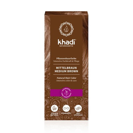 KHADI Herbal Color Castaño Medio 100g