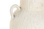 DKD Home Decor Jarrón Magnesia Envejecido Blanco 35x33x65 cm