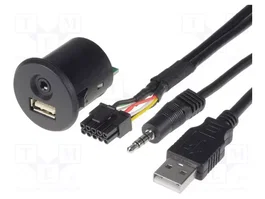 PER.PIC. Adaptador USB/AUX para Fiat Punto 2005->, 0,9m