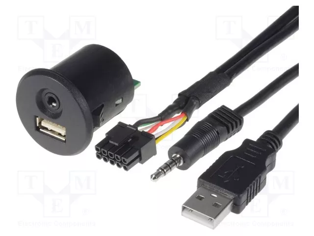 PER.PIC. Adaptador USB/AUX para Fiat Punto 2005->, 0,9m PER.PIC. Adaptador USB/AUX para Fiat Punto 2005->, 0,9m