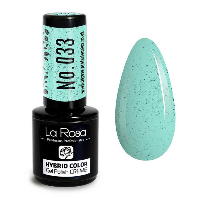 La Rosa Esmalte Semipermanente UV/LED Creme Nº 033 Menta Arena La Rosa Esmalte Semipermanente UV/LED Creme Nº 033 Menta Arena