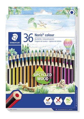 Staedtler Noris Colour Wopex Lápices de Colores Surtidos Estuche de 36 unidades Staedtler Noris Colour Wopex Lápices de Colores Surtidos Estuche de 36 unidades