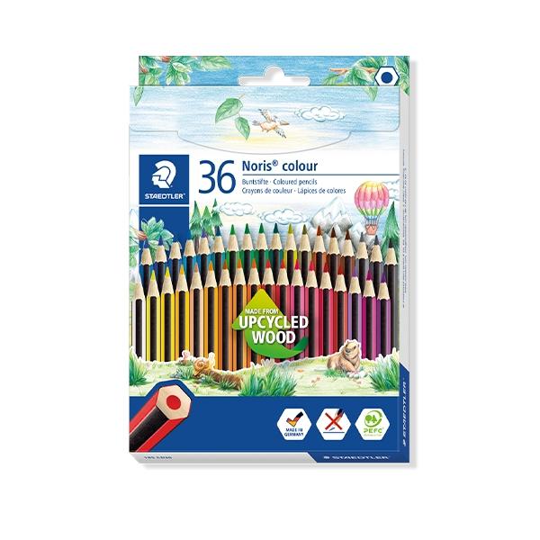 Staedtler Noris Colour Wopex Lápices de Colores Surtidos Estuche de 36 unidades Staedtler Noris Colour Wopex Lápices de Colores Surtidos Estuche de 36 unidades