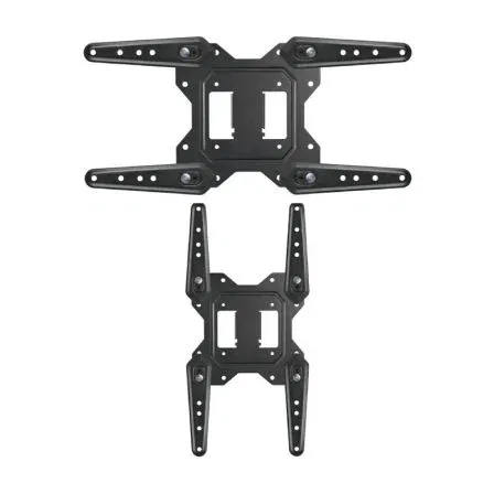 Aisens WT55TSE-153 Soporte de Pared Giratorio e Inclinable para TV de 23-55 Pulgadas, Carga Máxima 30kg, Negro