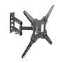 Aisens Soporte de Pared Giratorio e Inclinable para TV/Monitor hasta 55" y 30kg, VESA 400x400, Negro - WT55TSE-153