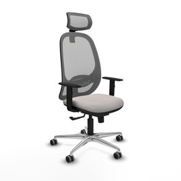 PIQUERAS Y CRESPO Silla de oficina Cilanco Gris y Blanca
