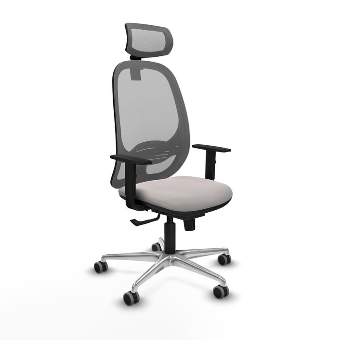 PIQUERAS Y CRESPO Silla de oficina Cilanco Gris y Blanca PIQUERAS Y CRESPO Silla de oficina Cilanco Gris y Blanca