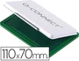 Q-connect Tampon nº2 110x70 mm Verde