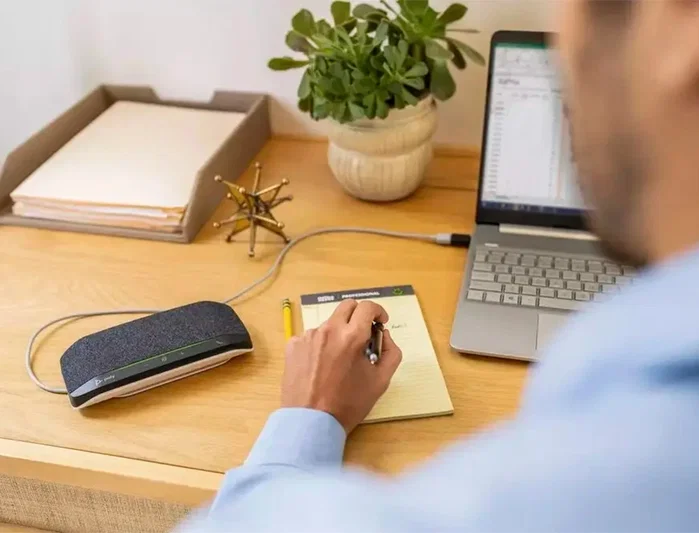 HP Poly Sync 10 Microsoft Teams Certified Speakerphone Plata HP Poly Sync 10 Microsoft Teams Certified Speakerphone Plata