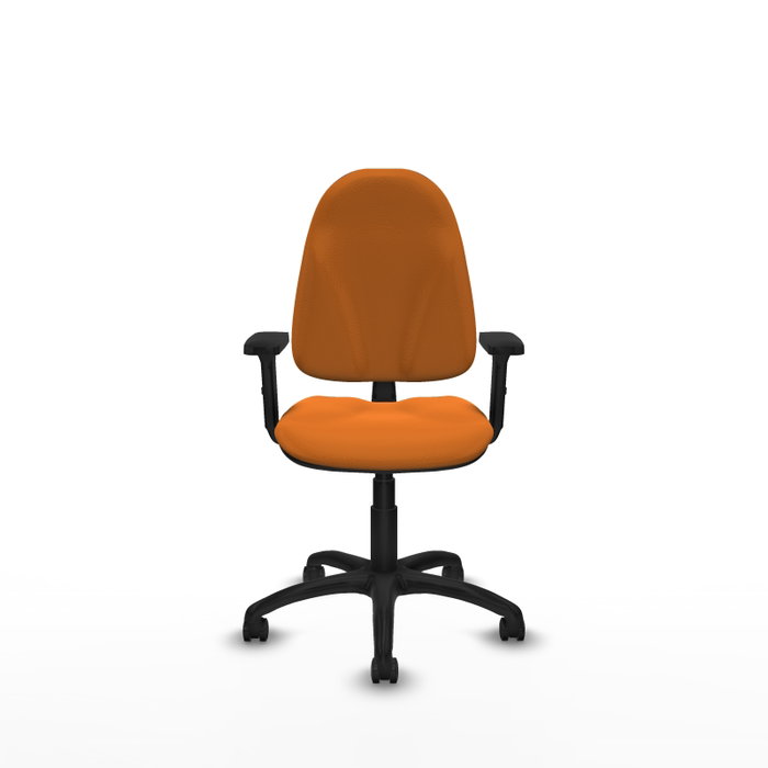 PIQUERAS Y CRESPO Silla de oficina Algarra Naranja con Brazos 2D PIQUERAS Y CRESPO Silla de oficina Algarra Naranja con Brazos 2D