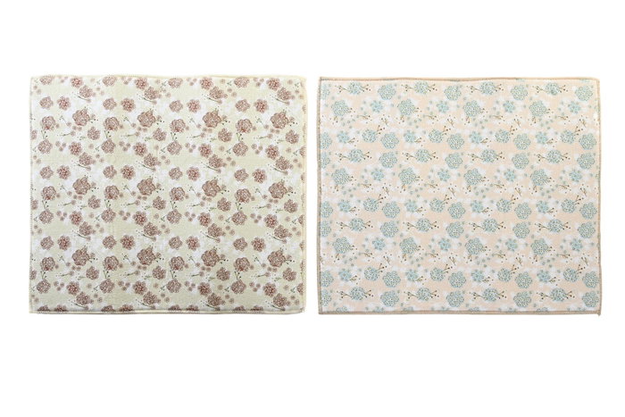 DKD Home Decor Tapete de Microfibra 50x38x0,7 cm Surtido de 2 Piezas DKD Home Decor Tapete de Microfibra 50x38x0,7 cm Surtido de 2 Piezas