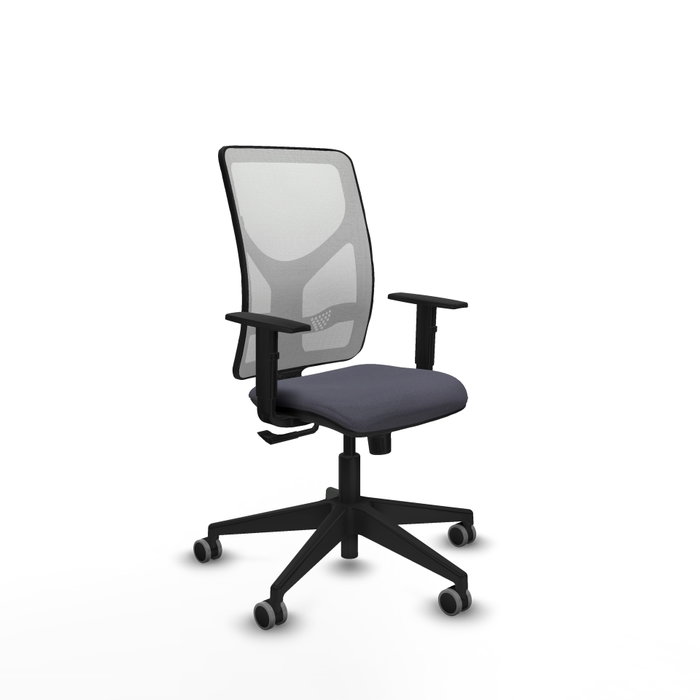 PIQUERAS Y CRESPO Silla de oficina Motilla con mecanismo Sincro, Gris oscuro y Blanco PIQUERAS Y CRESPO Silla de oficina Motilla con mecanismo Sincro, Gris oscuro y Blanco