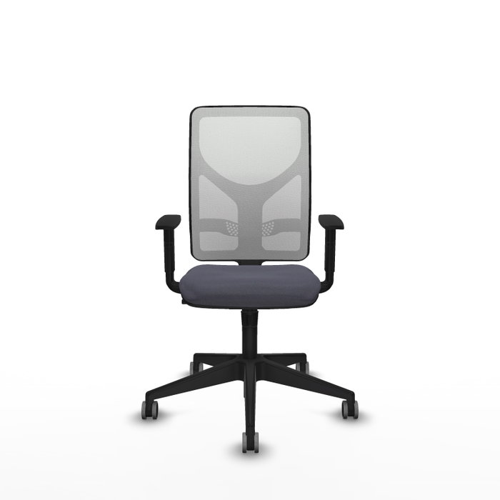 PIQUERAS Y CRESPO Silla de oficina Motilla con mecanismo Sincro, Gris oscuro y Blanco PIQUERAS Y CRESPO Silla de oficina Motilla con mecanismo Sincro, Gris oscuro y Blanco