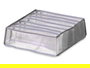 Kipit Organizador Sujetador 7 Compartimentos Gris 35 x 9 x 30 cm (Set de 24)