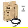 Club 3D CAC-1093 Cable DisplayPort 2.1, Macho a Macho, 3m, 8K@120Hz, 4K@240Hz, 54 Gbps, Certificado, Negro