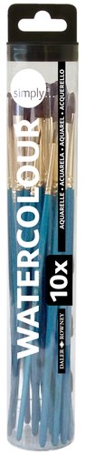 Pincel Daler Rowney Simply Acuarela Set De 10