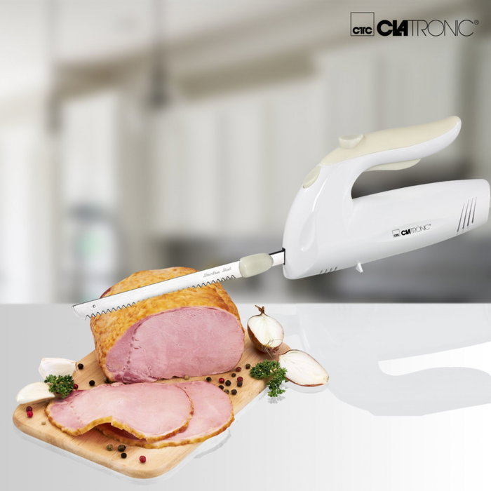 Clatronic EM 3062 cuchillo eléctrico blanco Clatronic EM 3062 cuchillo eléctrico blanco