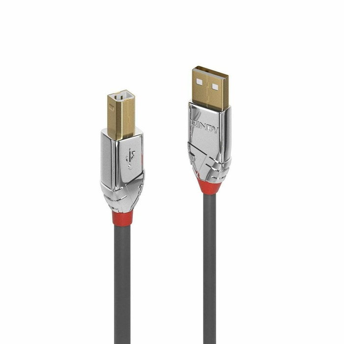 Lindy Cable USB 2.0 Cromo Line Tipo A a B, 0,5 m
