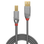Lindy Cable USB 2.0 Cromo Line Tipo A a B, 0,5 m