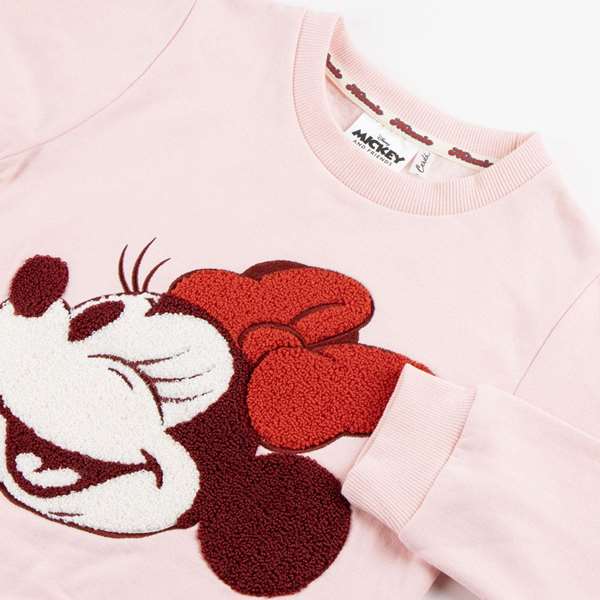 Cerdá Chandal Minnie Cotton Brushed para Niña 4 Años Pink
