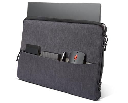 Lenovo Funda Urbana para Portátil de 15.6 Pulgadas, Bolsa de Almacenamiento Acolchada, Resistente al Agua