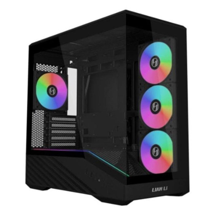 Lian Li Caja Ordenador Gaming Vector V100 Mini Black ARGB mATX Torre con Ventana y Refrigeración Lian Li Caja Ordenador Gaming Vector V100 Mini Black ARGB mATX Torre con Ventana y Refrigeración