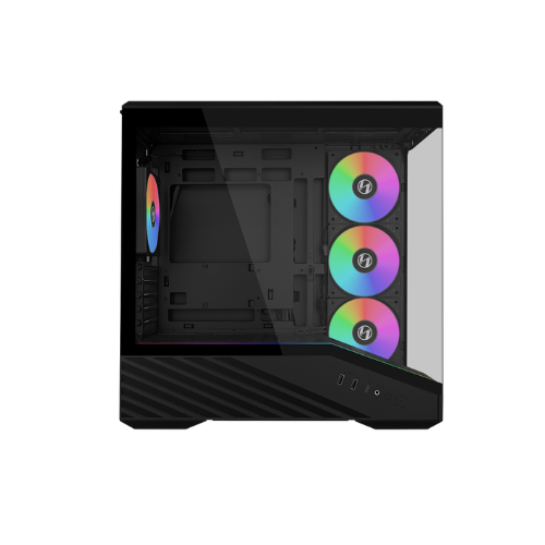 Lian Li Caja Ordenador Gaming Vector V100 Mini Black ARGB mATX Torre con Ventana y Refrigeración Lian Li Caja Ordenador Gaming Vector V100 Mini Black ARGB mATX Torre con Ventana y Refrigeración
