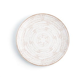 Ariane Plato Llano Tornado White 18 cm Blanco