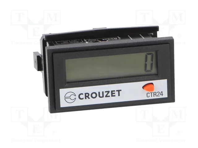 CROUZET CTR24 Contador Electrónico LCD de Impulsos CROUZET CTR24 Contador Electrónico LCD de Impulsos