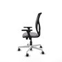 PIQUERAS Y CRESPO Silla de oficina Motilla Gris/Negro con mecanismo Sincro/Traslack