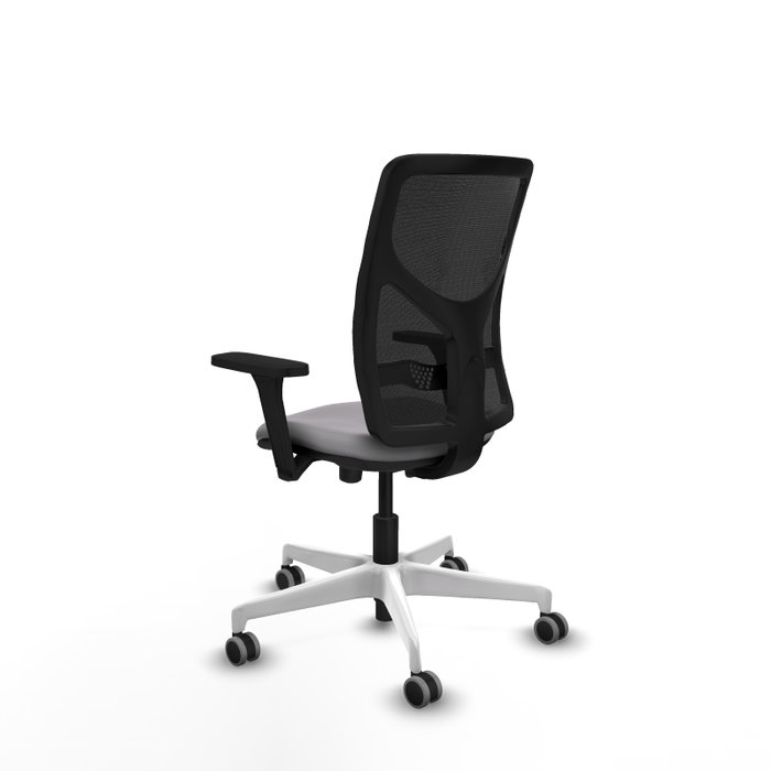PIQUERAS Y CRESPO Silla de oficina Motilla Gris/Negro con mecanismo Sincro/Traslack