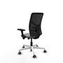 PIQUERAS Y CRESPO Silla de oficina Motilla Gris/Negro con mecanismo Sincro/Traslack