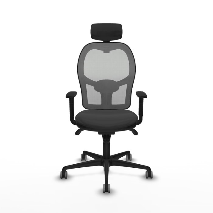 PIQUERAS Y CRESPO Silla de oficina Jorquera Gris con mecanismo Sincro