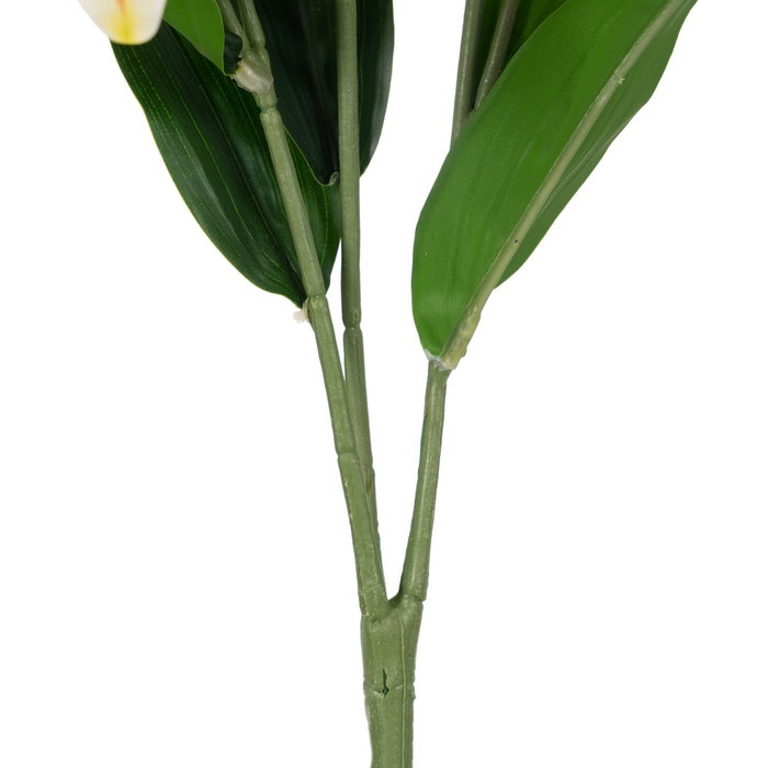 Flor Lirio Rosa Goma Decoración 59 cm (Set de 8)