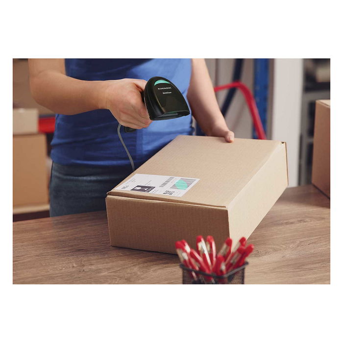 Datalogic QD2220 KIT LINEAR Lector de códigos de barras 1D Laser Alámbrico Negro Datalogic QD2220 KIT LINEAR Lector de códigos de barras 1D Laser Alámbrico Negro