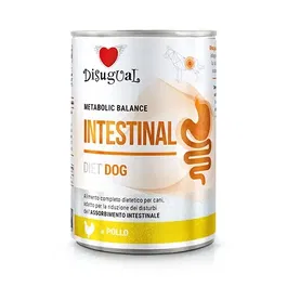 Disugual Diet Dog Alimento Húmedo para Perros Sabor Pollo para Dietas Intestinales 6 Latas x 400 gr