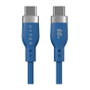 Targus Hyper Juice Flex Cable de Carga USB-C de Silicona - Azul