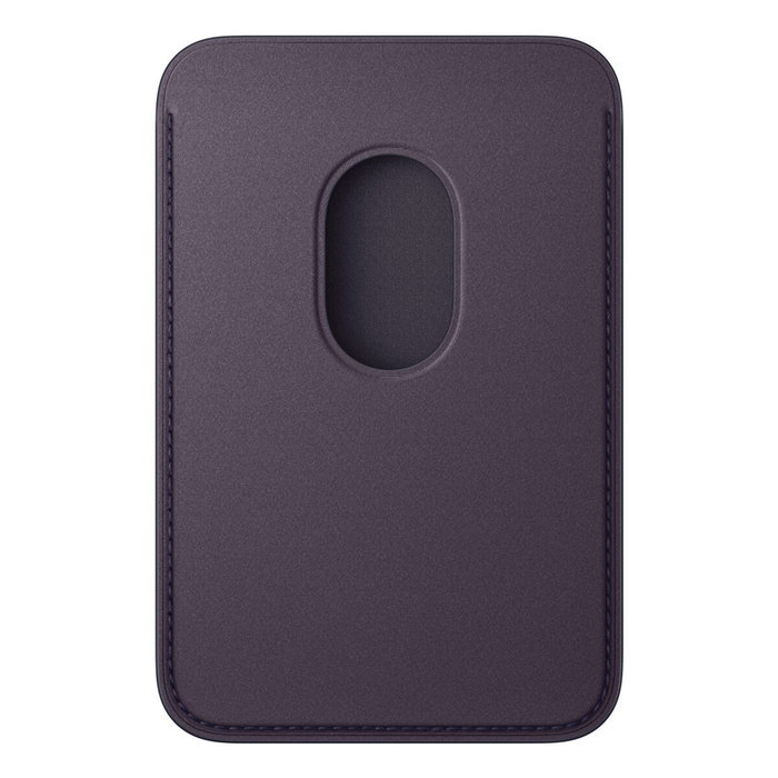 Apple Cartera de tejido fino con MagSafe - Morado medianoche